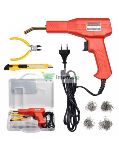 Пистолет за лепене на пластмаса StapleMaster, 50W + 200 скоби